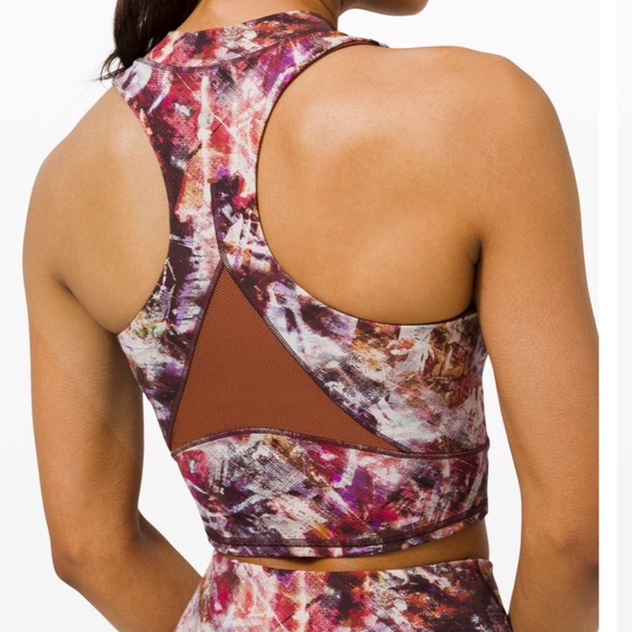 NEW Lululemon Everlux Mesh Cropped Tank Urbantricity - Picture 2 of 10